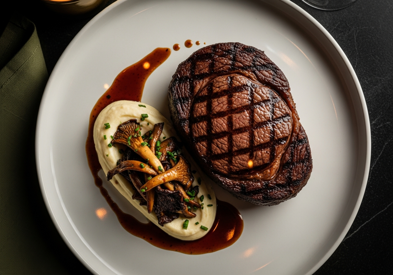 28-Day Dry Aged Ribeye at The Vintage Equestrian Club